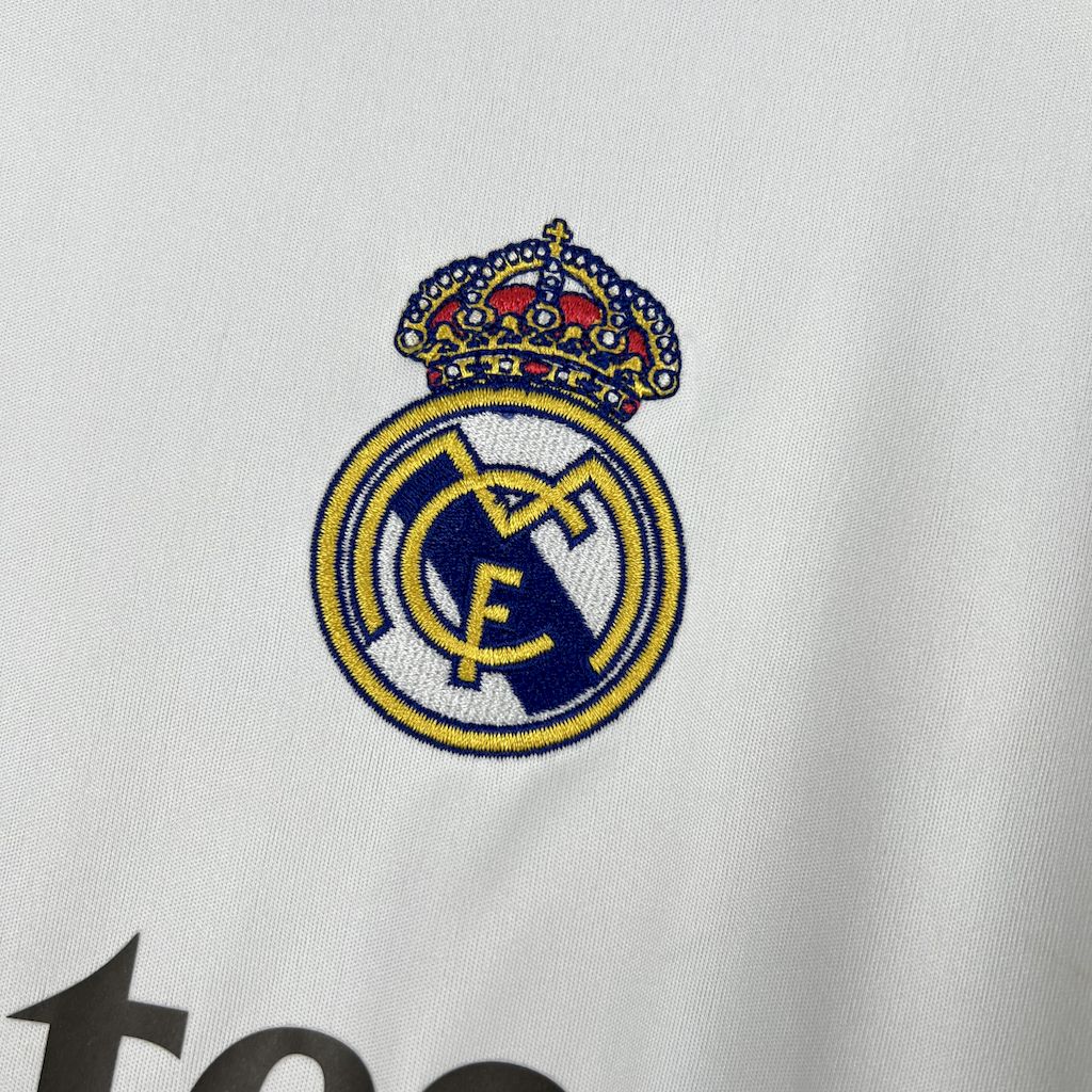Men’s Real Madrid 2025/26 Fan Home Long Sleeves Jersey