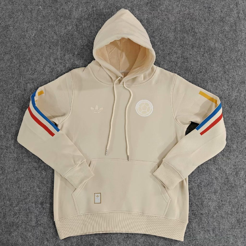 Colombia Beige Football Hoodie