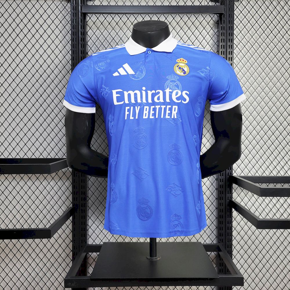 Men’s Real Madrid 2025/26 Player Blue Special Edition Jersey