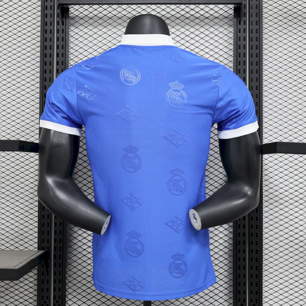Men’s Real Madrid 2025/26 Player Blue Special Edition Jersey