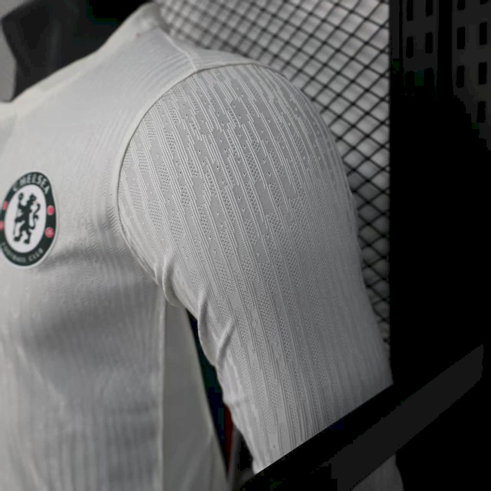 Men's Chelsea 2025/26 Player Away Long Sleeve Jersey