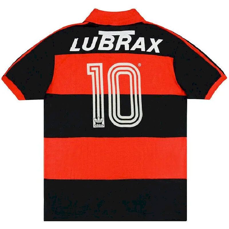 Flamengo 1987/90 Retro Home Zico Jersey