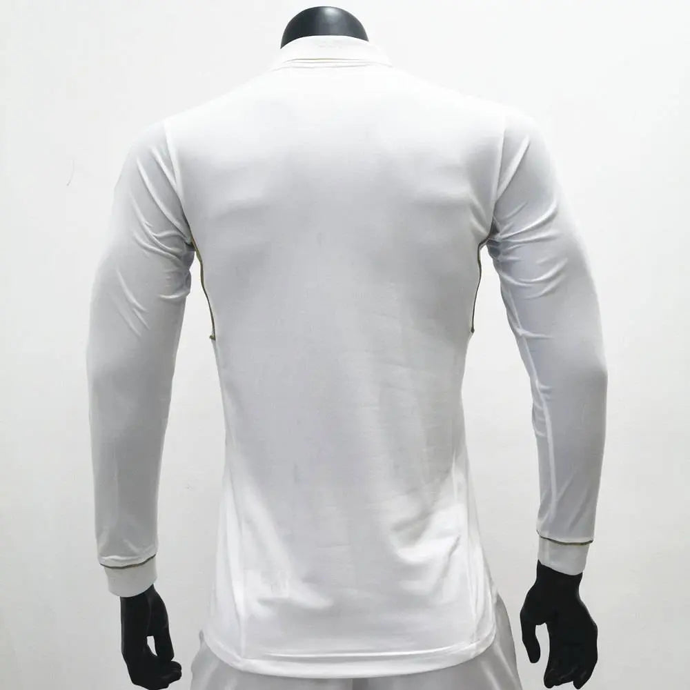 Real Madrid 2011/12 Retro Home Long Sleeves Jersey
