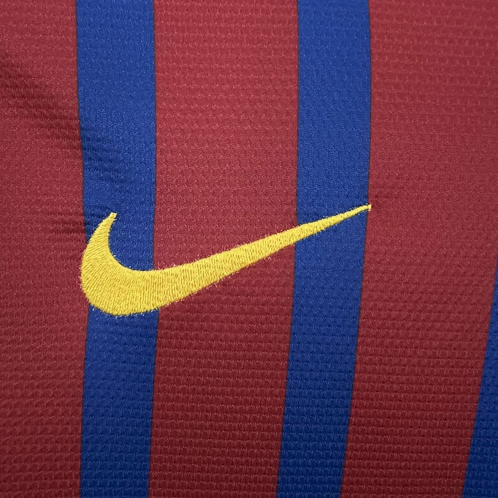 Barcelona 2011/12 Retro Home Long Sleeves Jersey