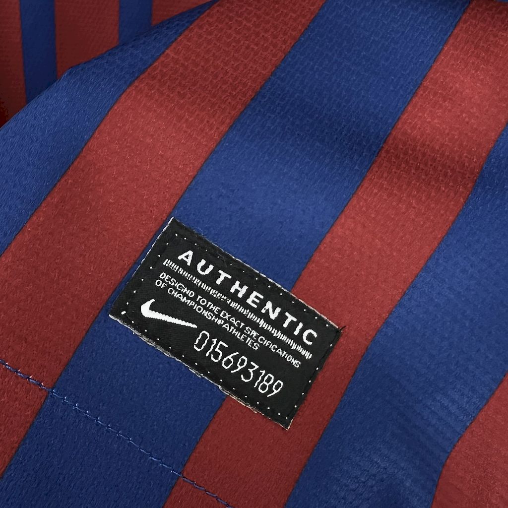 Barcelona 2011/12 Retro Home Long Sleeves Jersey