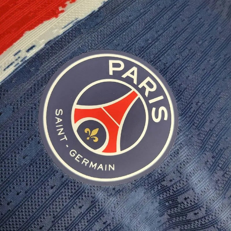 Men's Paris Saint-Germain 2024/25 Player Home Long Sleeve Jersey