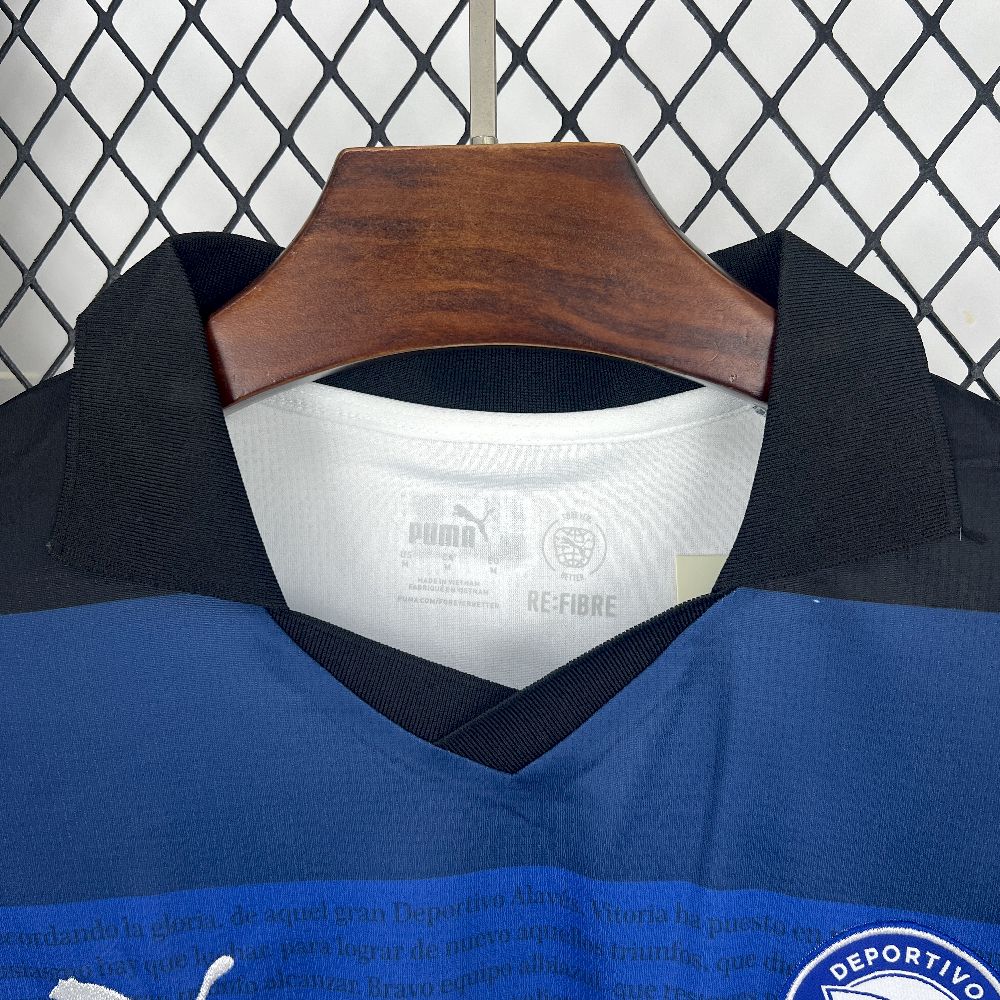 Men’s Deportivo Alaves 2025/26 Fan Away Jersey
