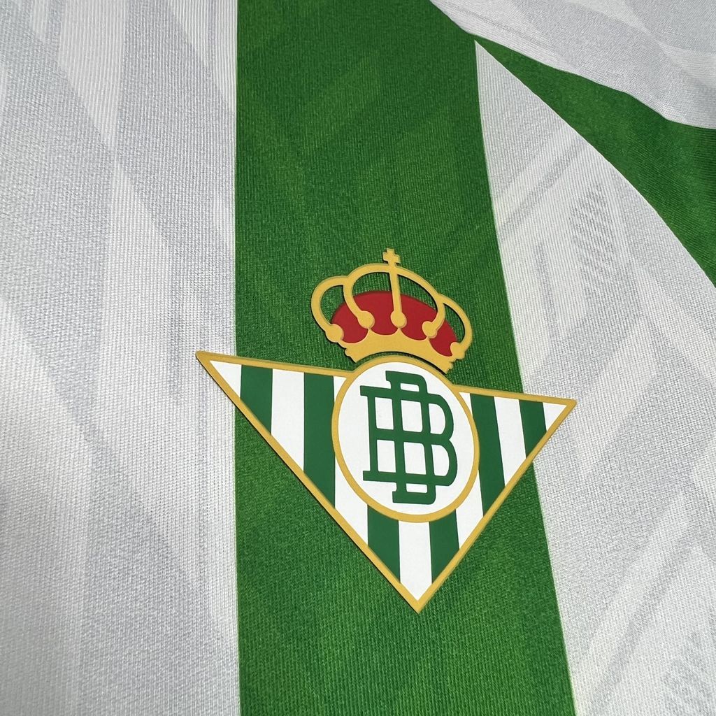 Men’s Real Betis 2024/25 Fan With Sponsors And Patch Home Jersey