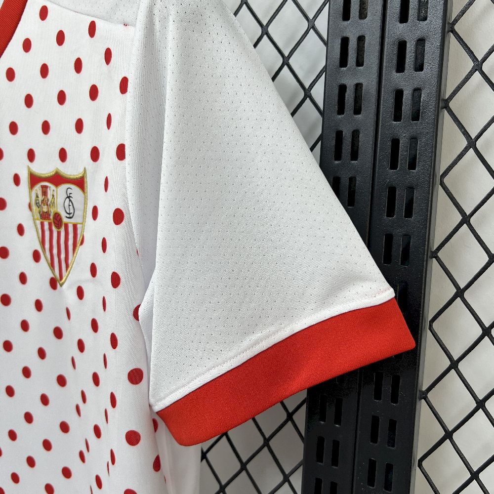 Men's Sevilla FC 2025/26 White Prematch Jersey