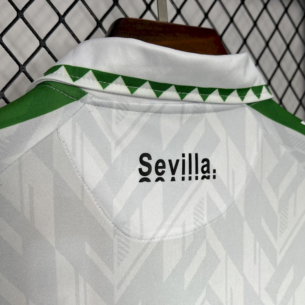 Men’s Real Betis 2024/25 Fan With Sponsors And Patch Home Jersey