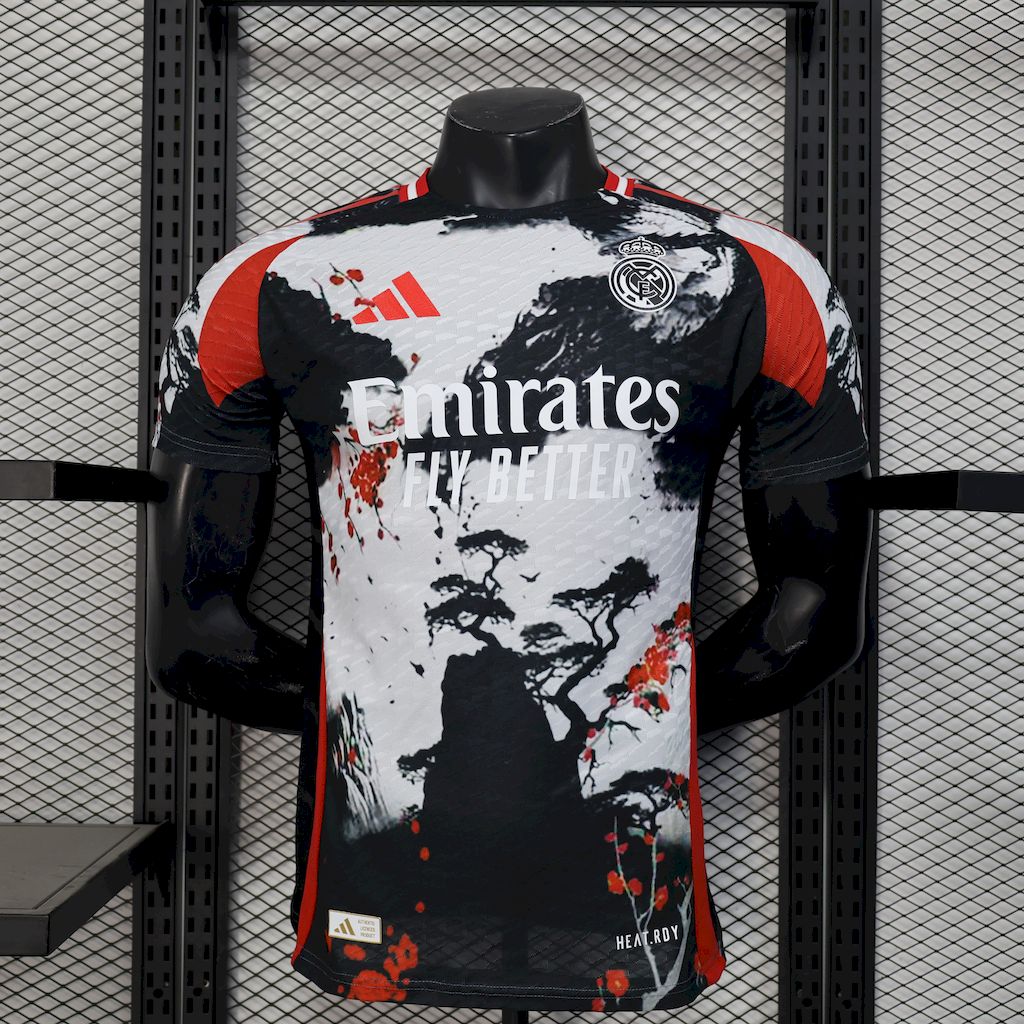 Men’s Real Madrid 2025/26 Player Ink painting version Jersey