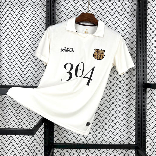 Men’s Barcelona 2024/25 Fan ‘LAMINE YAMAL 304’ Special Edition Jersey