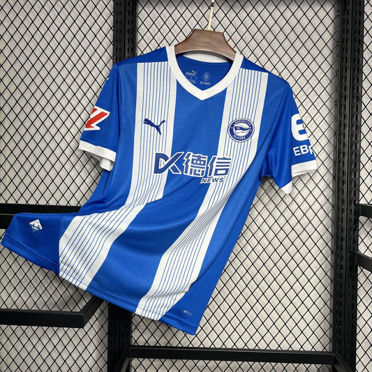 Men’s Deportivo Alaves 2024/25 Fan Home Jersey