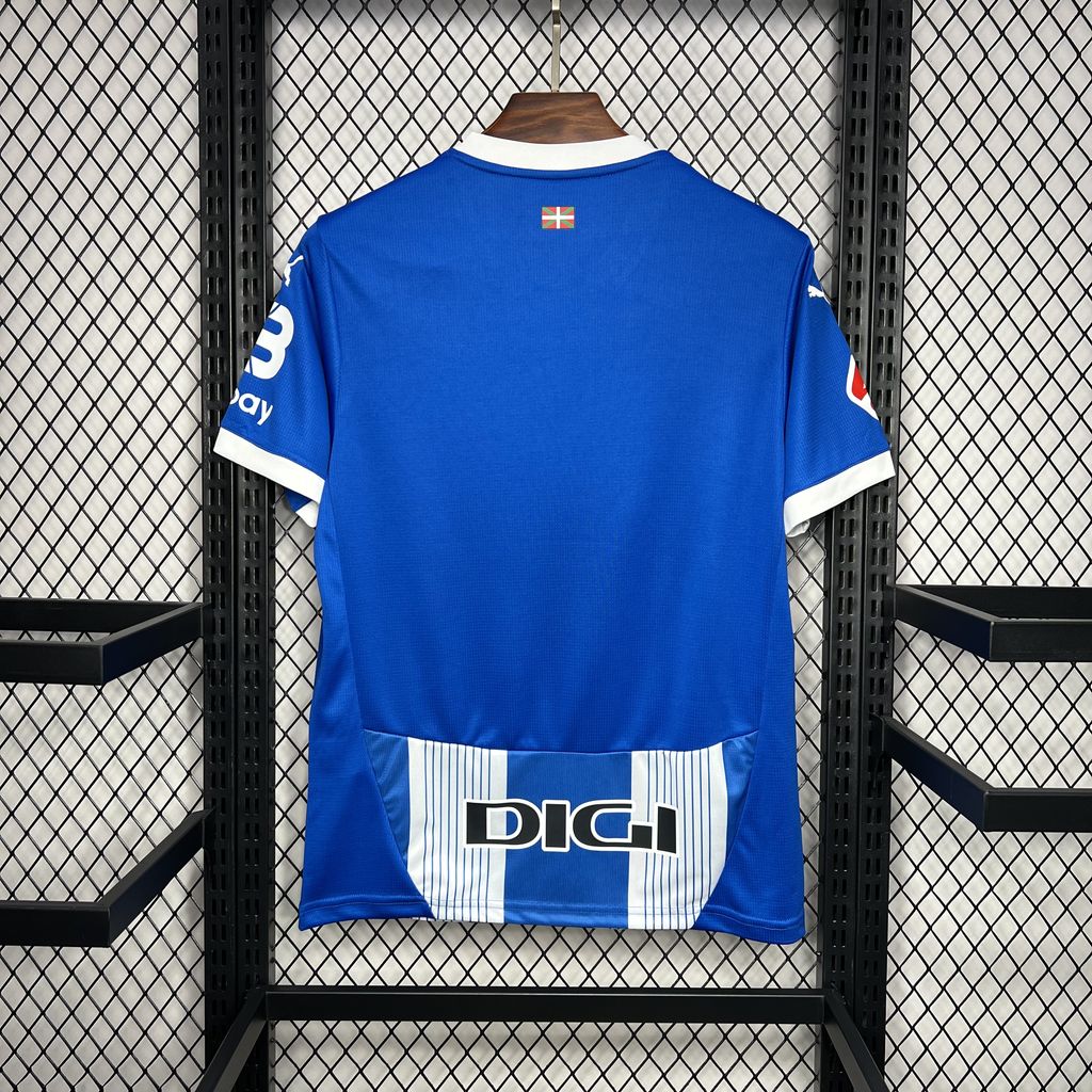 Men’s Deportivo Alaves 2024/25 Fan Home Jersey