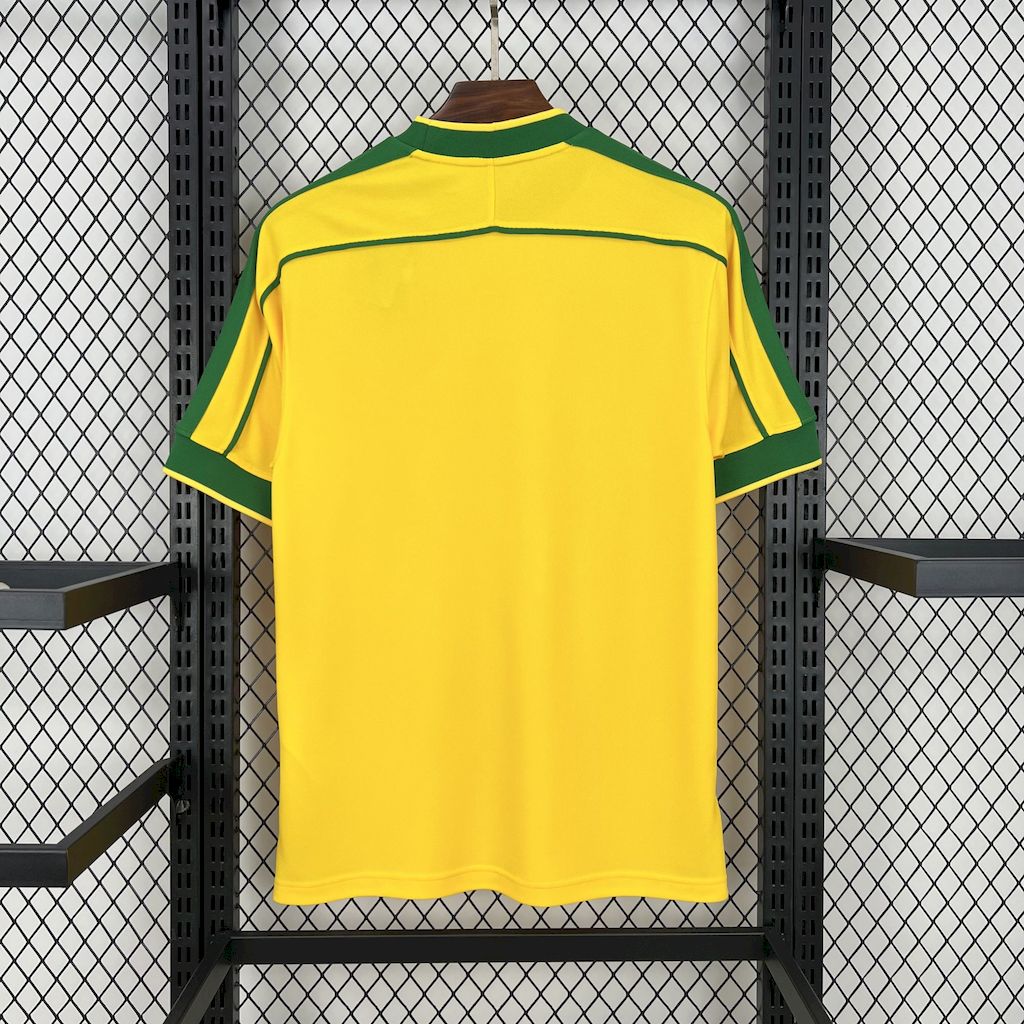 Brazil 1998 Retro Home Jersey
