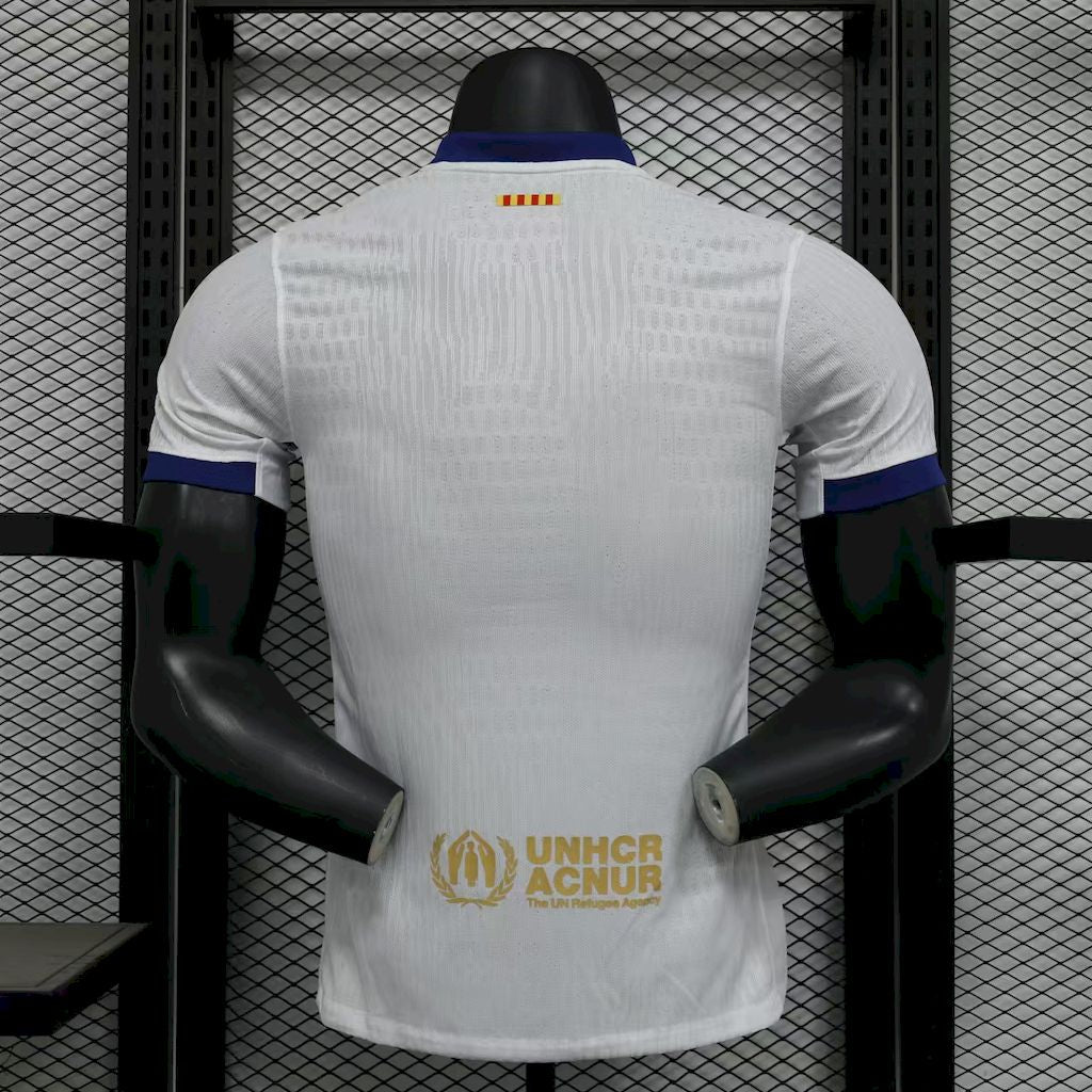 Men’s Barcelona 2024/25 Player White exposure version Jersey