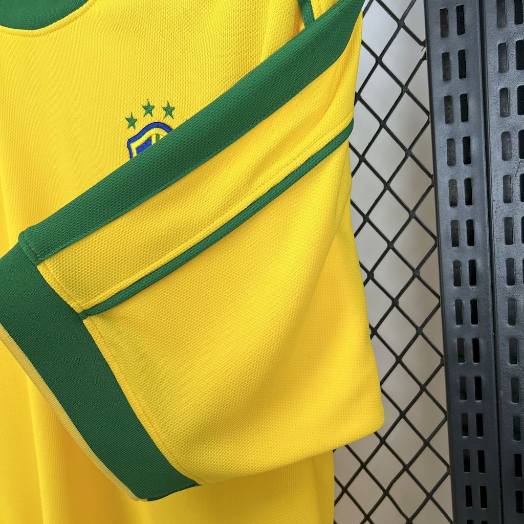 Brazil 1998 Retro Home Jersey
