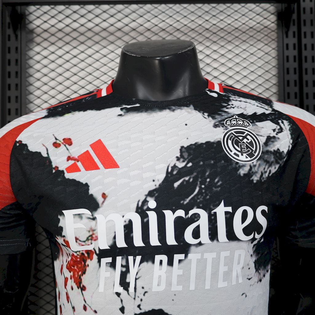 Men’s Real Madrid 2025/26 Player Ink painting version Jersey