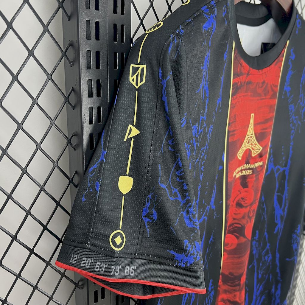 Men's Paris Saint-Germain 2025/26 Red and blue Jersey