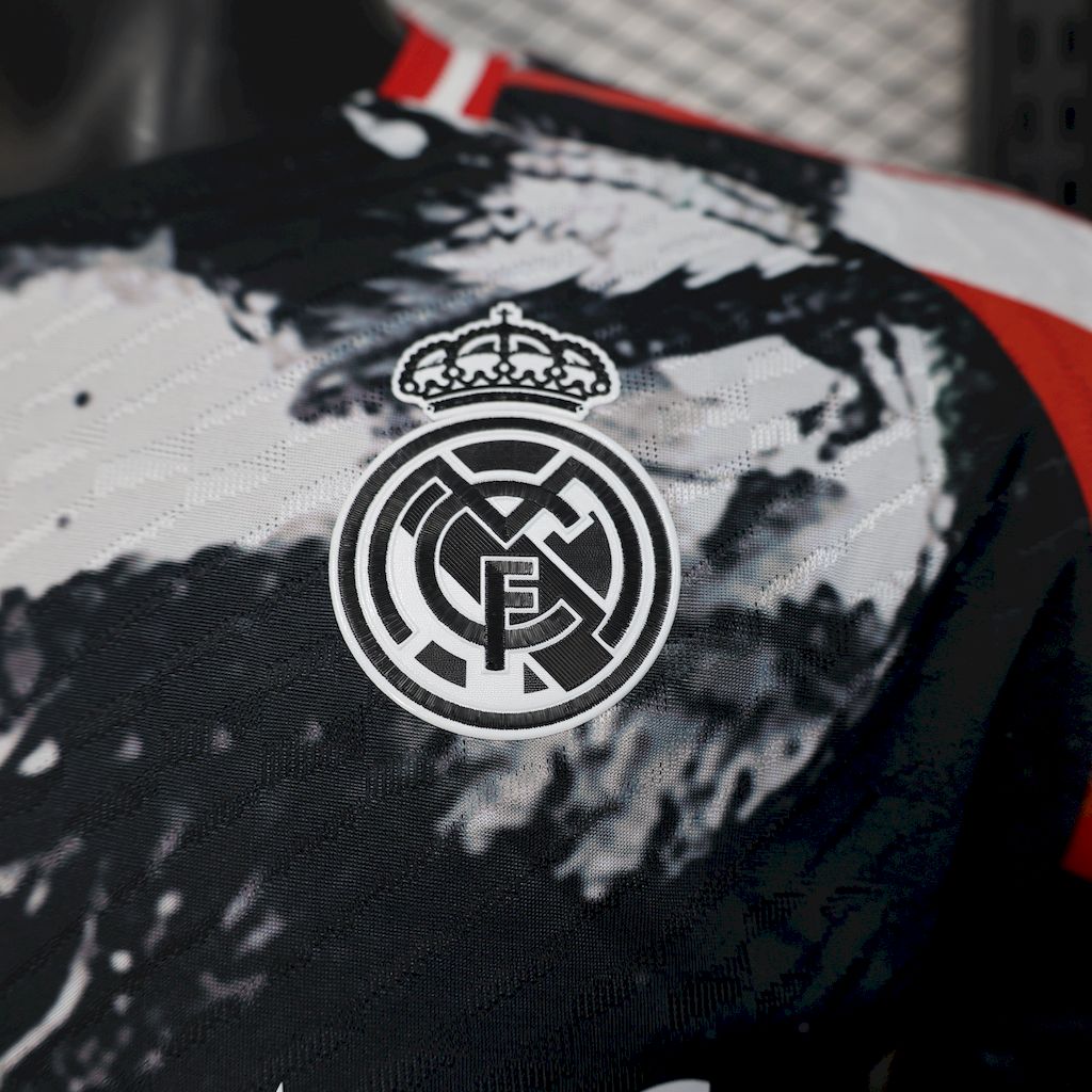 Men’s Real Madrid 2025/26 Player Ink painting version Jersey
