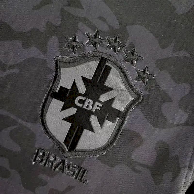 Men's Brazil 2022/23 Black Jersey