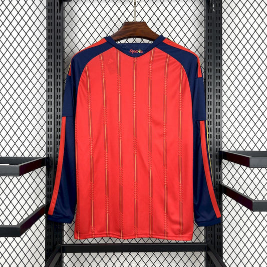 Mens Spain 2026 World Cup Home Long Sleeve Jersey - Image 1
