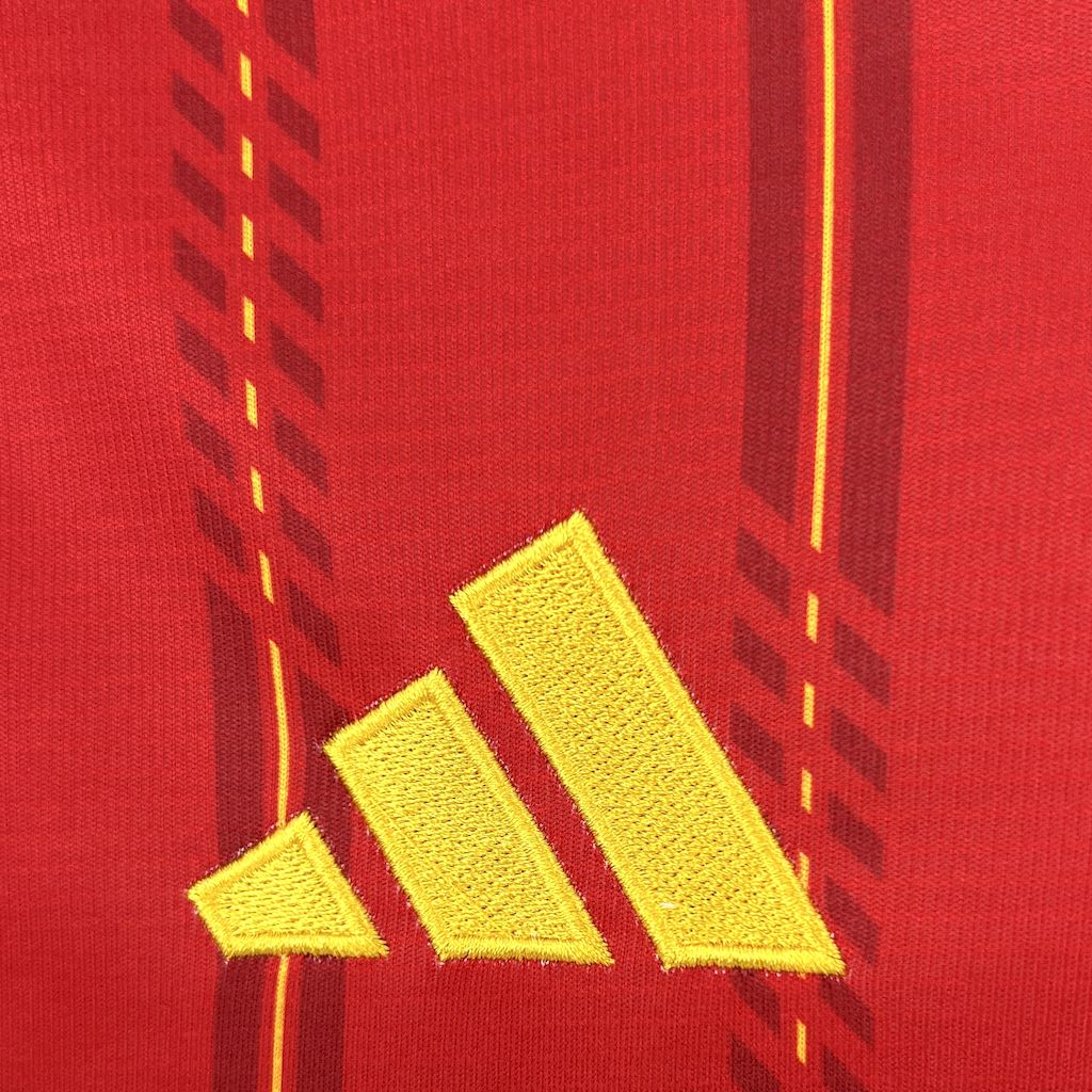 Mens Spain 2026 World Cup Home Long Sleeve Jersey - Image 4