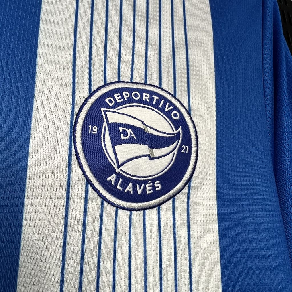 Men’s Deportivo Alaves 2024/25 Fan Home Jersey