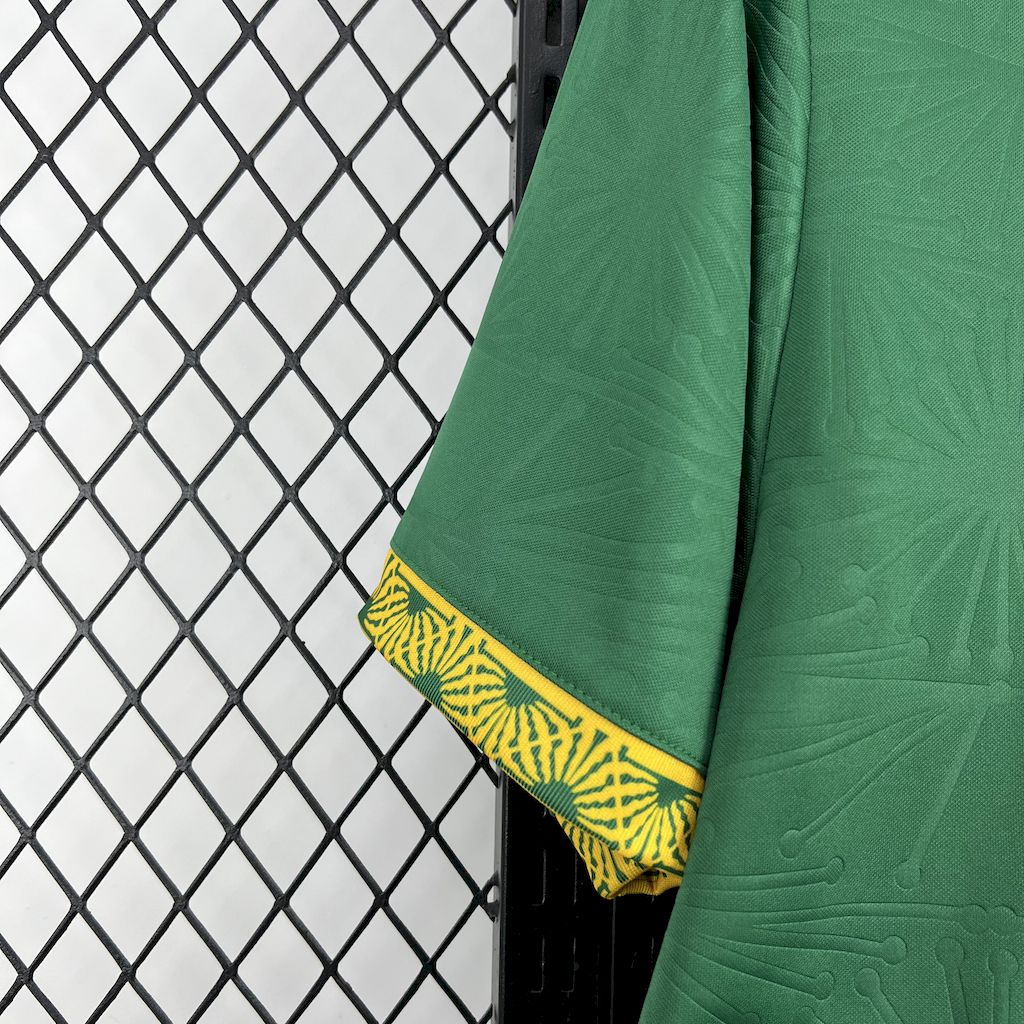 Men's Mexico 2025/26 Gold - Green Jersey