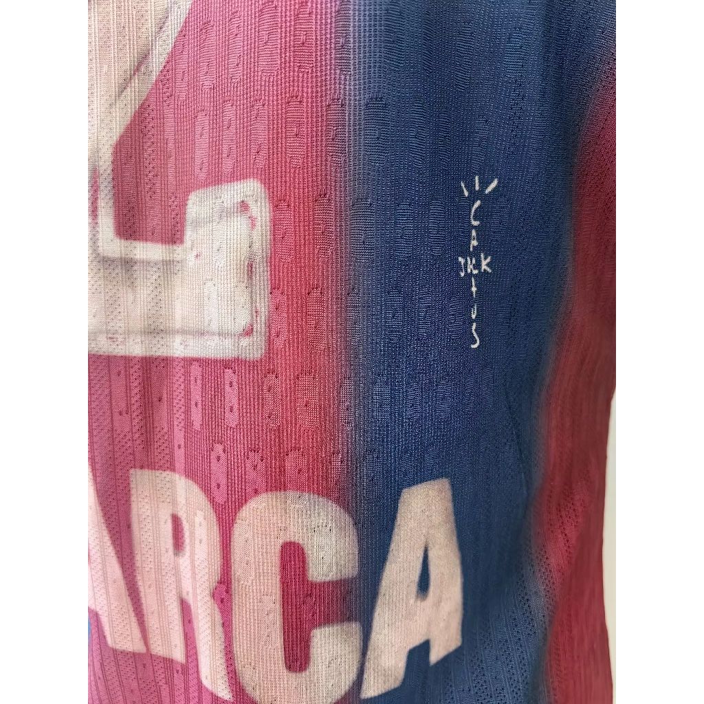 Men’s Barcelona 2000/01 Player Retro Home Skeleton Jersey