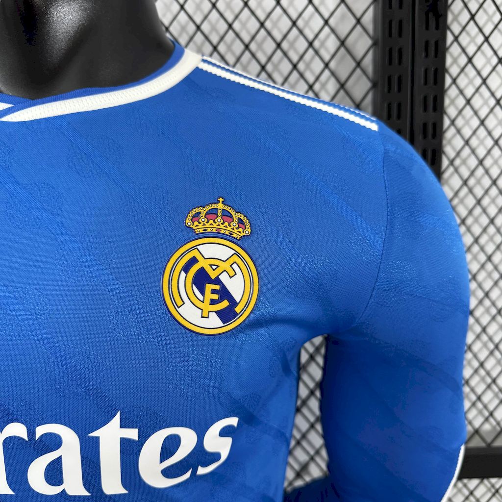 Men’s Real Madrid 2025/26 Player Third Long Sleeves Jersey