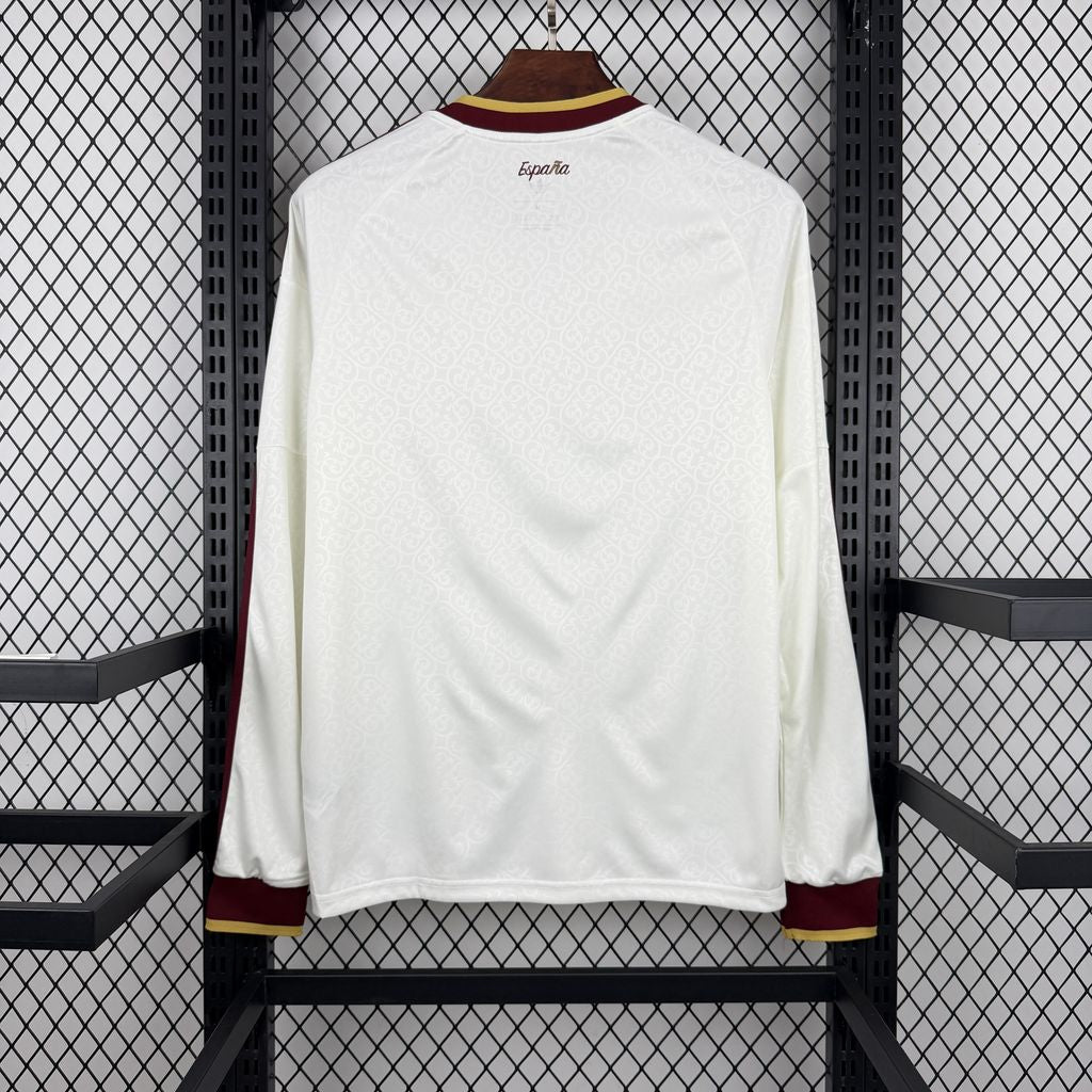 Mens Spain 2026 World Cup Away Long Sleeve Jersey - Image 1