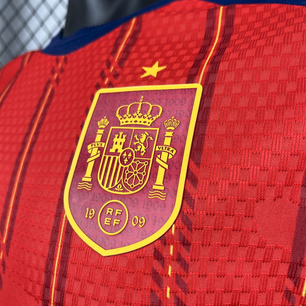 Mens Spain 2026 World Cup Home Jersey Player Version - Image 9