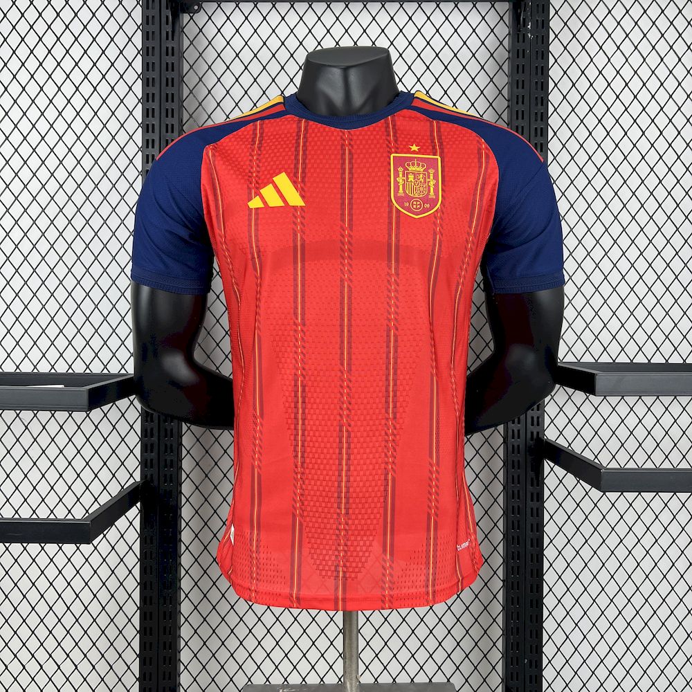 Mens Spain 2026 World Cup Home Jersey Player Version - Image 14