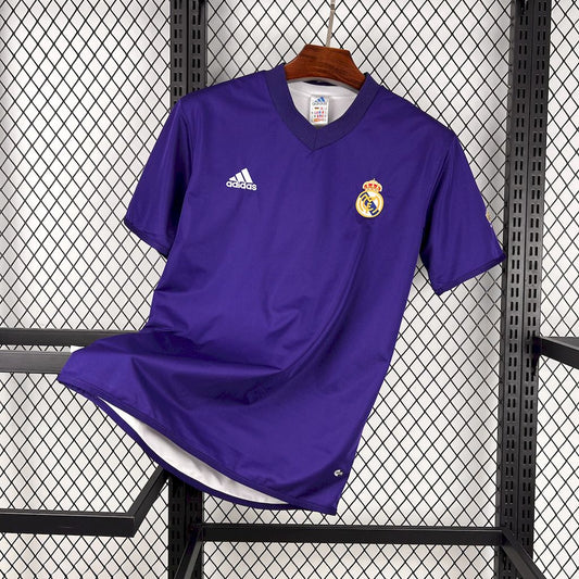 Real Madrid 2002/03 Retro Reversible Double-sided Third Jersey