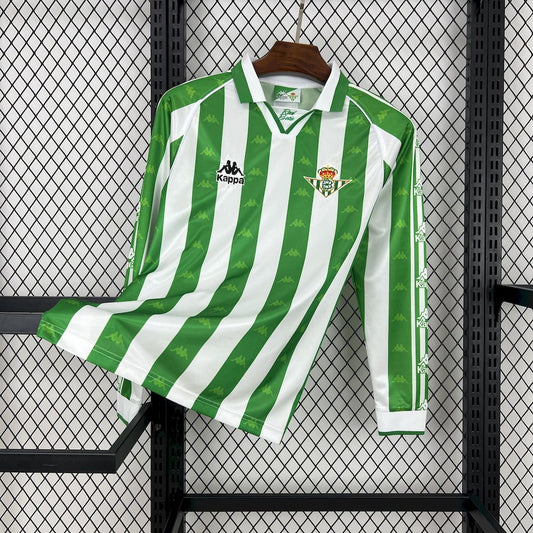 Real Betis 1995/97 Retro Home Long Sleeves Jersey