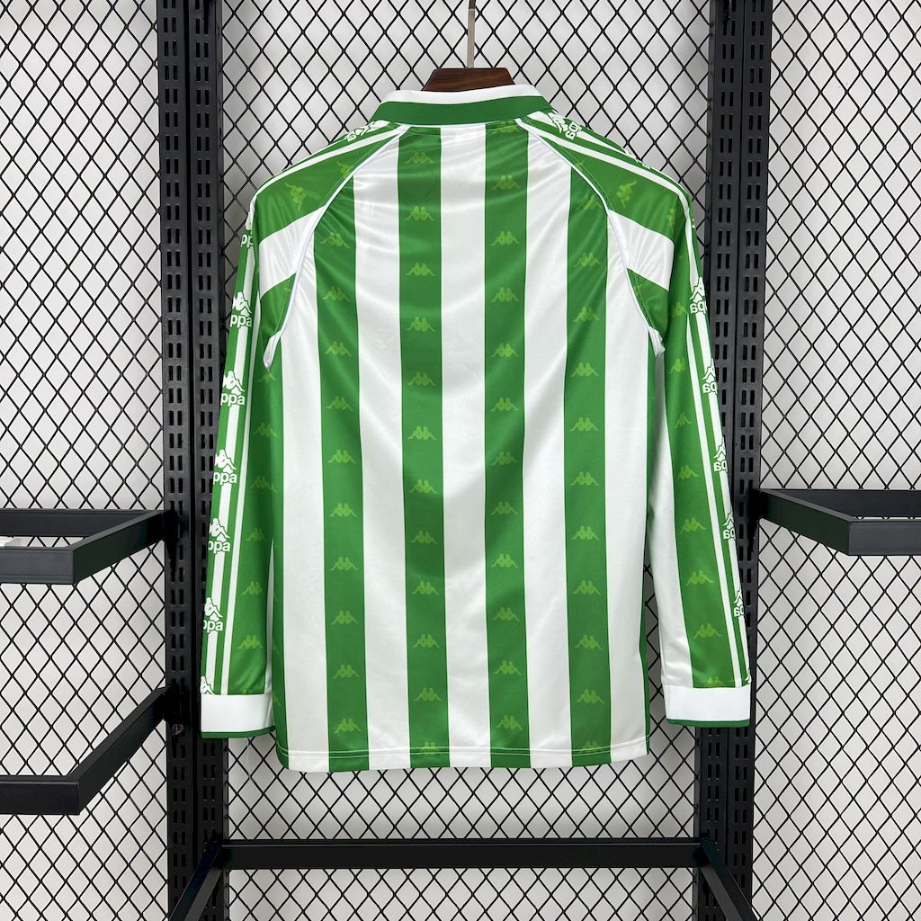 Real Betis 1995/97 Retro Home Long Sleeves Jersey