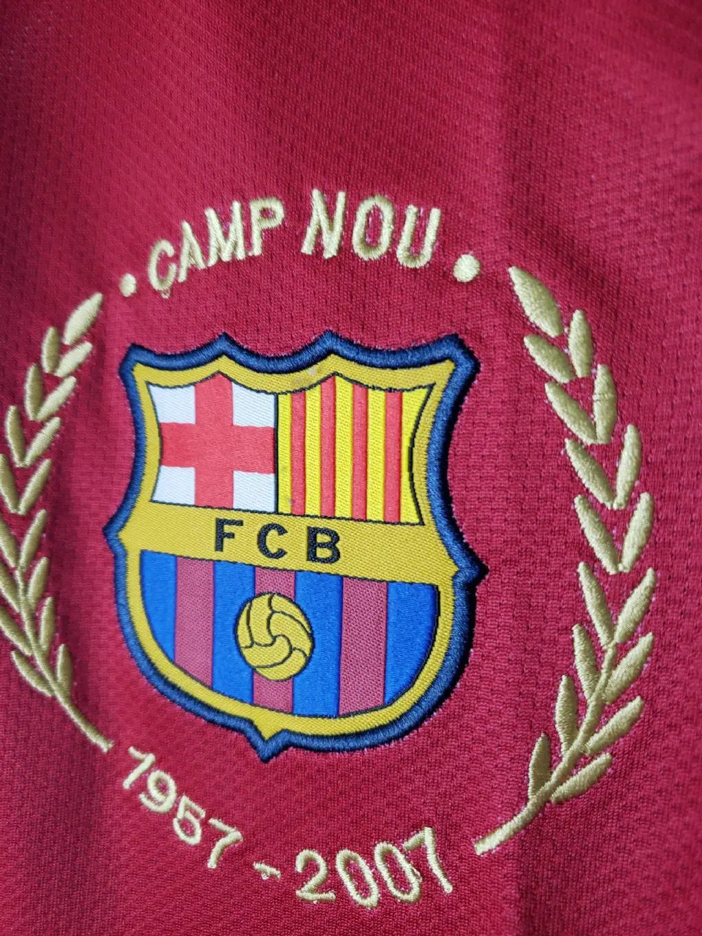 Barcelona 2007/08 Retro Home Long Sleeves Jersey