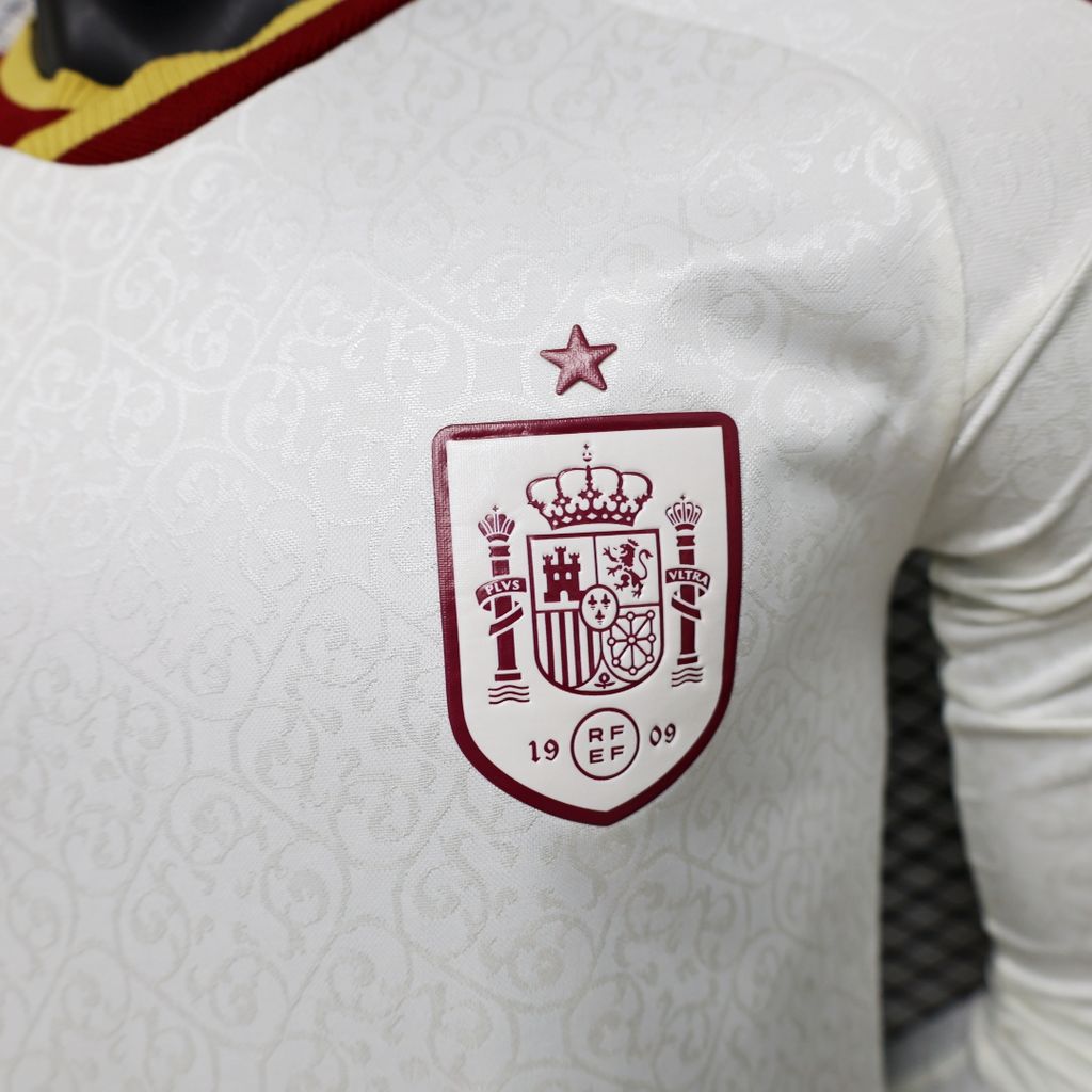Mens Spain 2026 World Cup Away Long Sleeve Jersey Player Version - Image 7