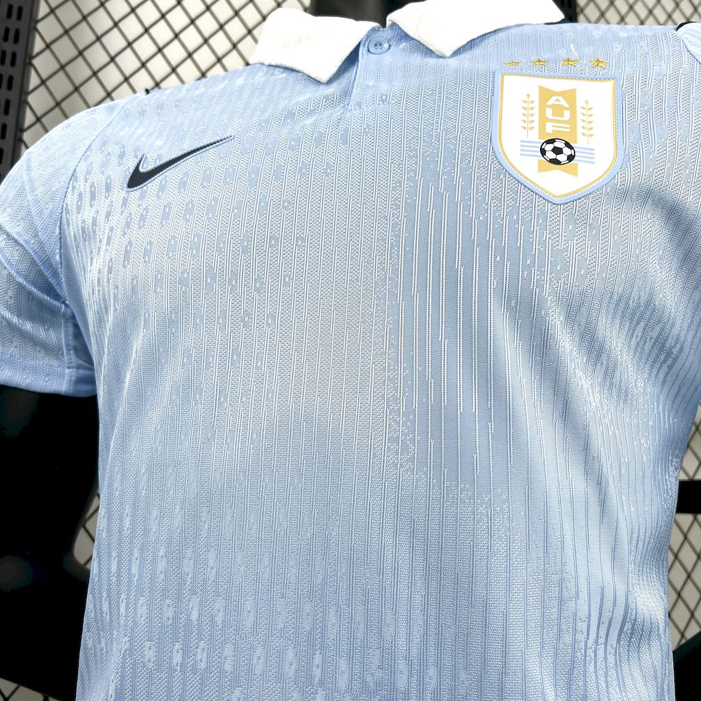 Men's Uruguay 2026 World Cup Home Jersey Player Version