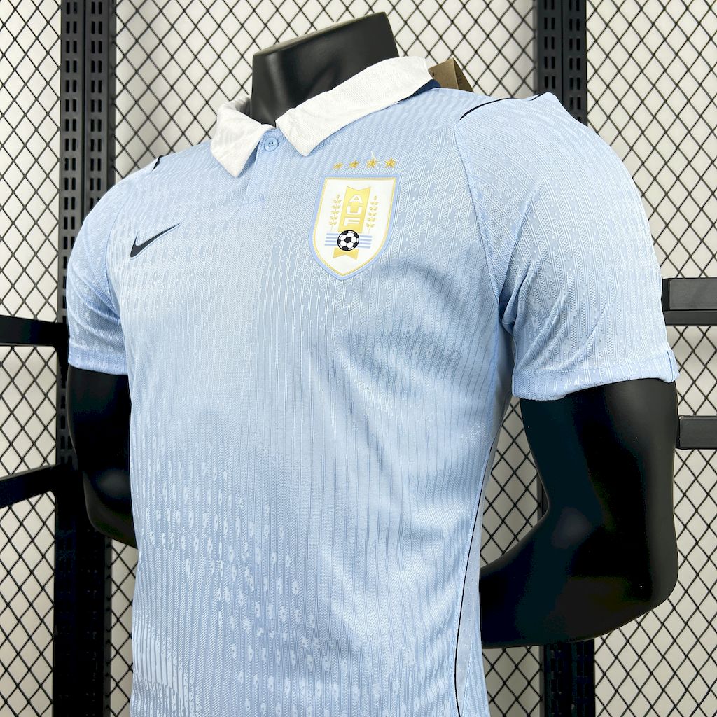 Men's Uruguay 2026 World Cup Home Jersey Player Version