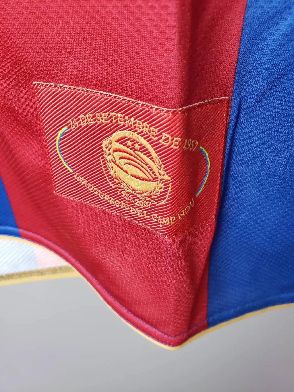 Barcelona 2007/08 Retro Home Long Sleeves Jersey