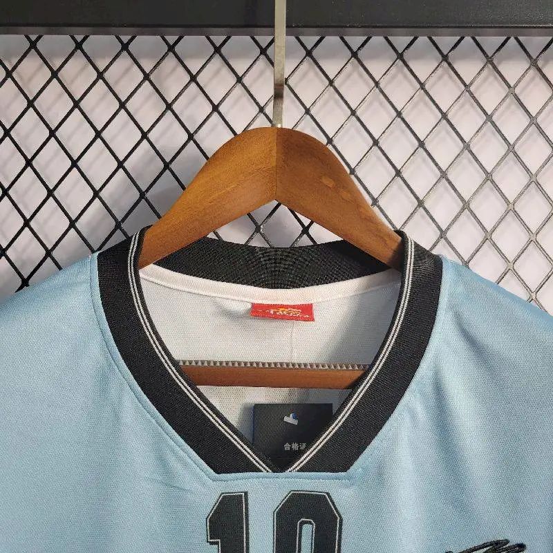 Argentina 2010 Retro Maradona Retirement Commemorative Edition Jersey
