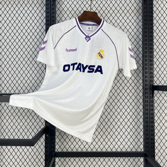 Real Madrid 1990/92 Retro Home Jersey