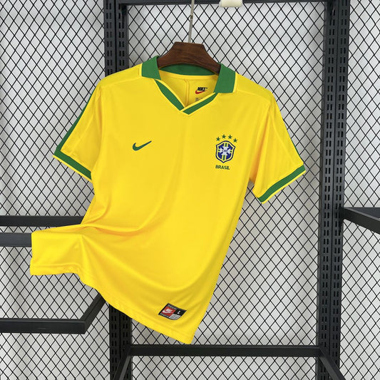 Brazil 1997 Retro Home Jersey