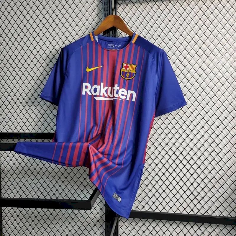 Barcelona 2017/18 Retro Home Jersey