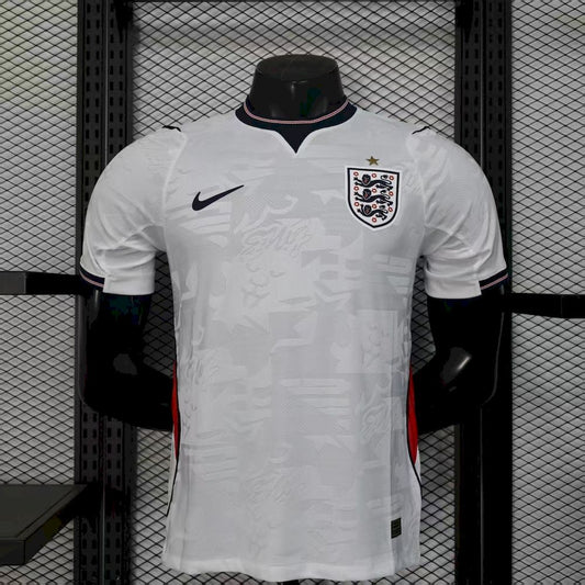Men's England 2025/26 Player Home Jersey