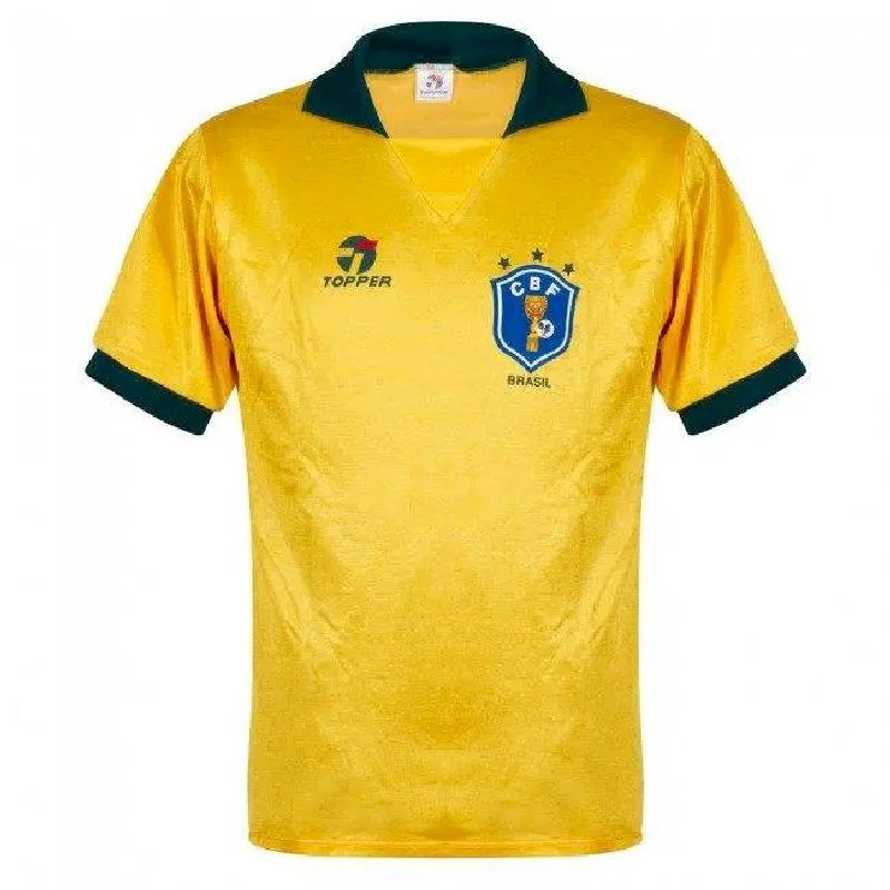 Brazil 1988/91 Retro Home Jersey