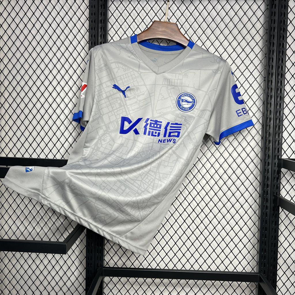Men’s Deportivo Alaves 2024/25 Fan Away Jersey