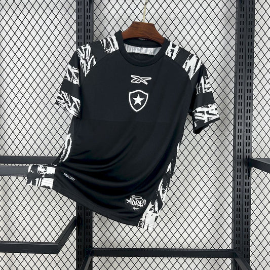 Men's Botafogo 2025/26 Black Pre-Match Jersey